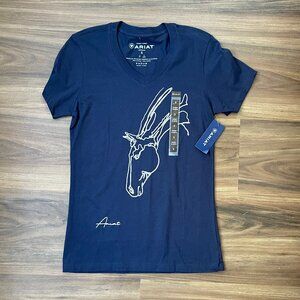 Ariat Women's Horse T-Shirt - Navy - S